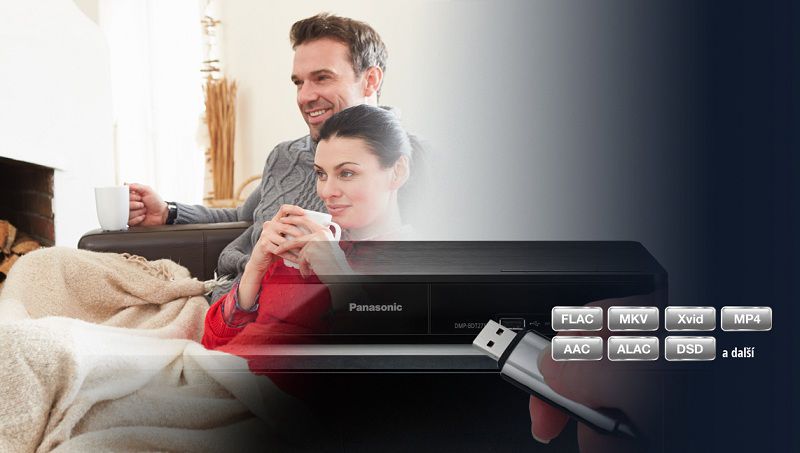 Prehrávanie viacerých formátov - PANASONIC DMP-BDT165EG