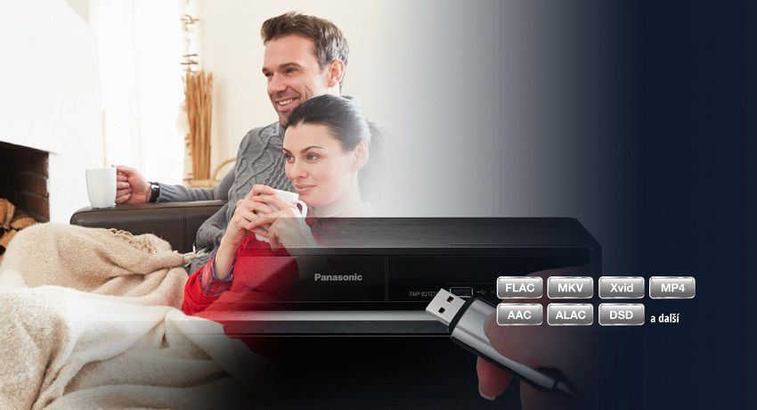 Prehrávanie viacerých formátov - PANASONIC DMP-BDT370EG