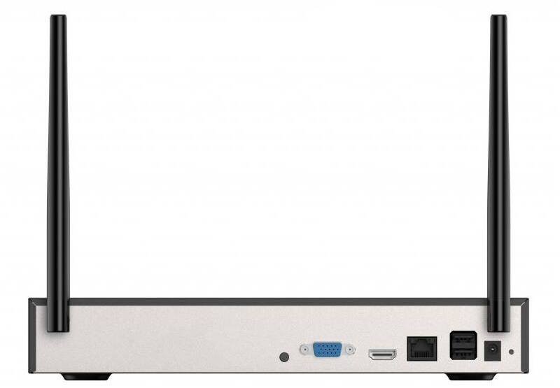 Kamerový systém iGET HOME Wi-Fi NVR N4C4 - Wi-Fi rekordér + 4x kamera - čierny