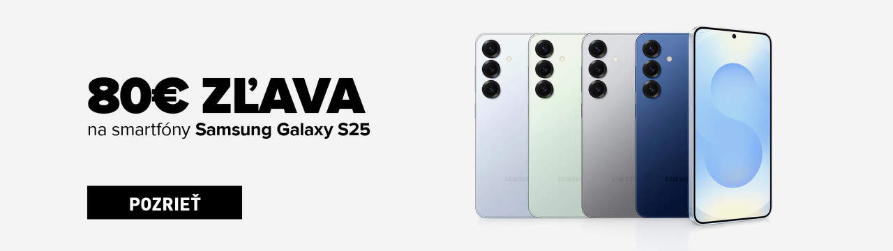 Samsung S25 s 80 € zlavou
