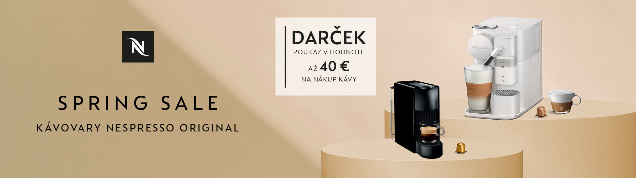 Poukážka na nákup kávy ku kávovarom Nespresso