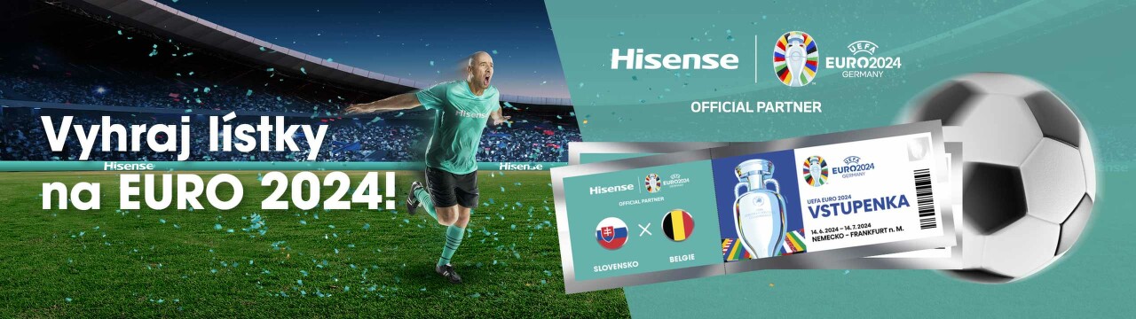 Súťaž o vstupenky na EURO 2024 s produktami Hisense