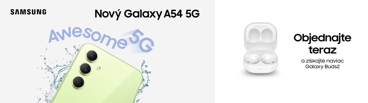Slúchadlá ako bonus k novému Samsung Galaxy A54 5G
