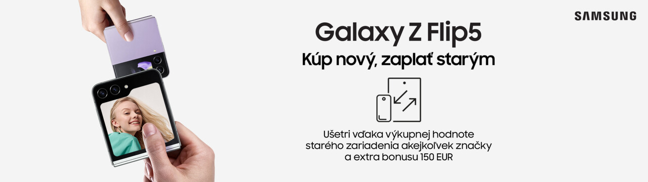 Bonus až do 150 € pri kúpe Samsung Galaxy Z Flip5