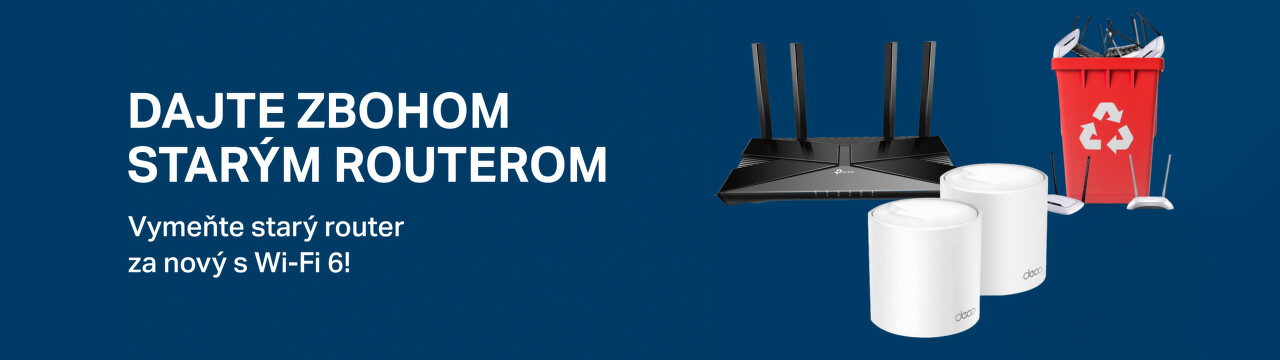 Cashback až do 20 € na Wi-Fi routre TP-Link