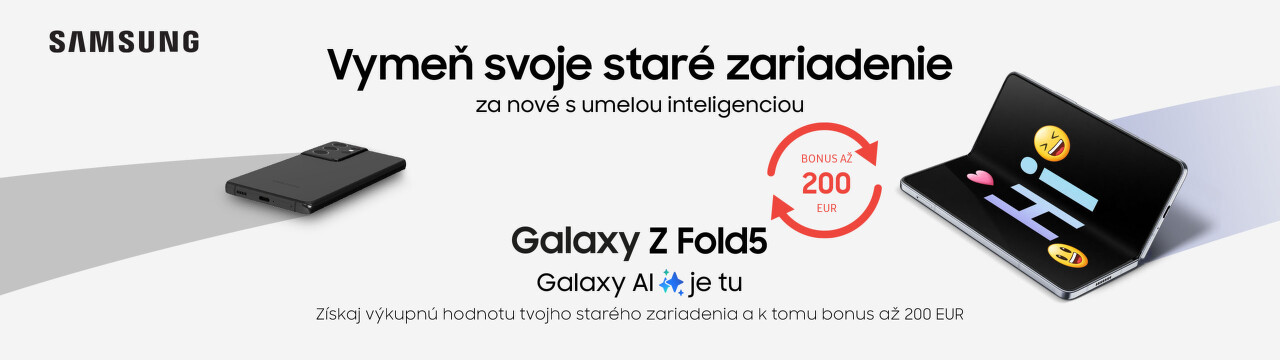 Bonus 200 € pri kúpe Samsung Galaxy Z Fold5