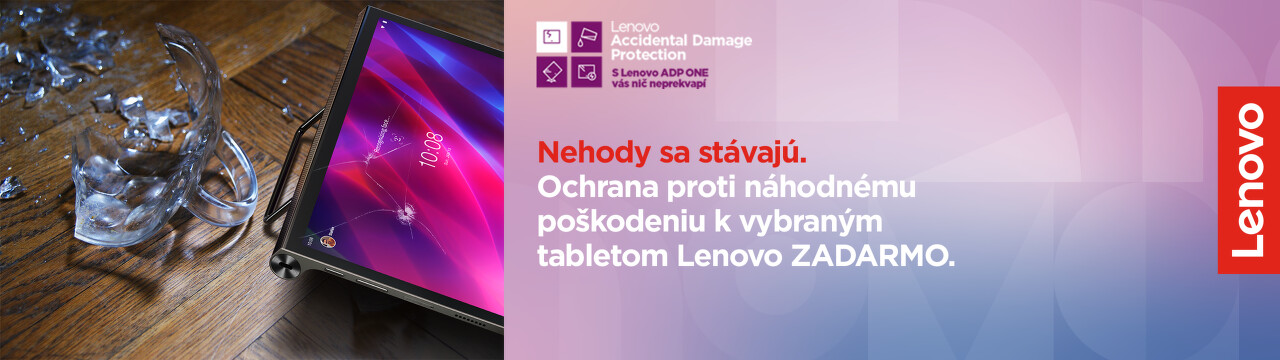 Ochrana proti náhodnému poškodeniu na 2 roky zadarmo k tabletom Lenovo