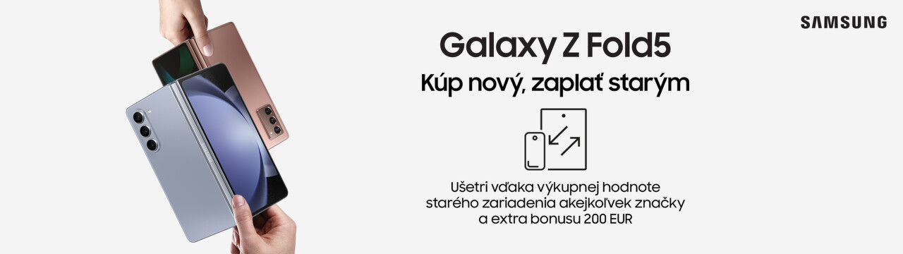 Bonus 200 € pri kúpe Samsung Galaxy Z Fold5