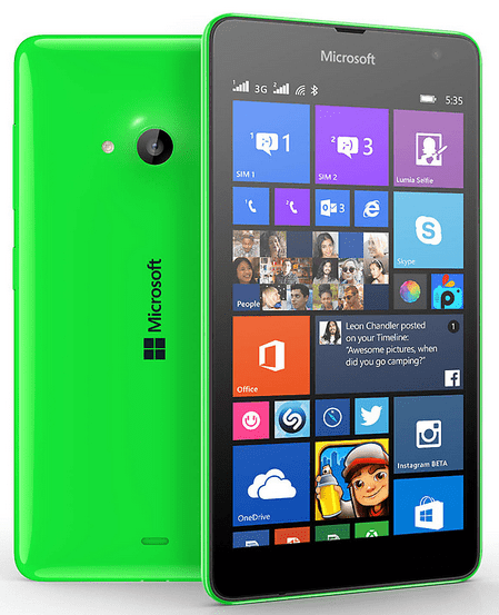 Dual SIM - MICROSOFT Lumia 535