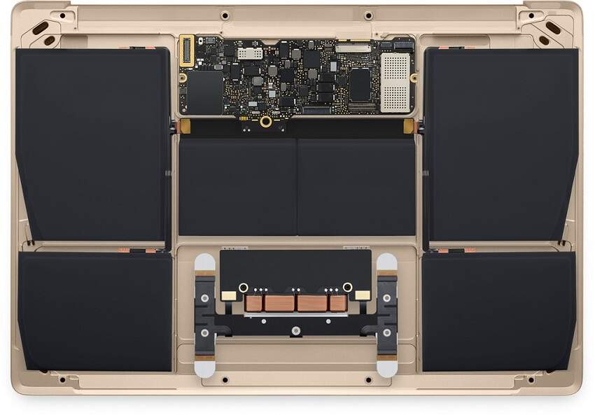 Celodenná výdrž batérie - APPLE MacBook 12"