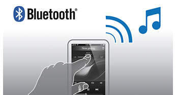 Prehrávanie hudby cez technológiu Bluetooth - PHILIPS BTM1360/12