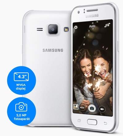Ostré a kvalitné zábery - SAMSUNG Galaxy J1, Modrá