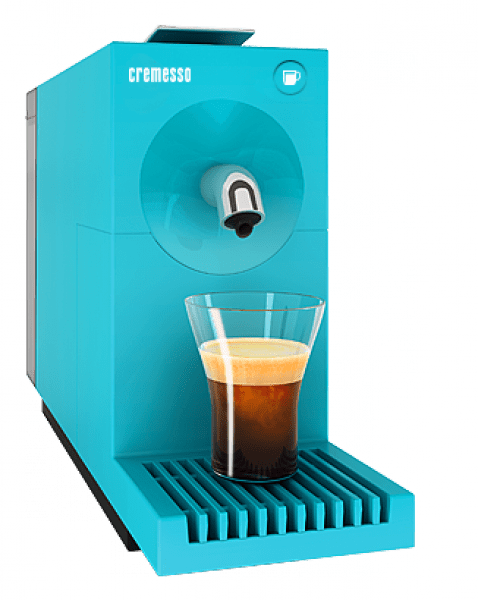 Minimalistický dizajn - CREMESSO UNO Pool Blue, espresso kavovar