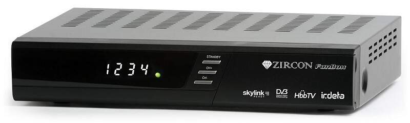 Video receiver do každej domácnosti - SET ZIRCON FUNBOX FULL HD S2, SATELITNÝ SET ZIRCON FUNBOX + SKYLINK