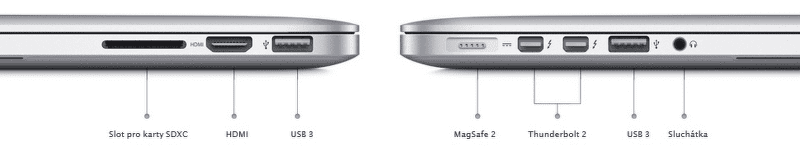 Konektivita - MacBook Pro 13&quot; i5