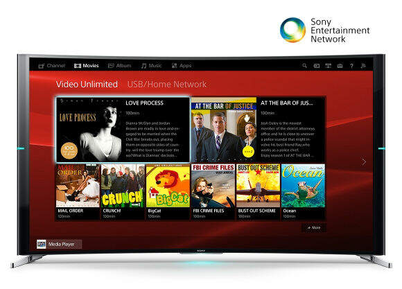 Sony Entertainment Network - Sony KD65S9005BBAEP