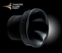 Twisted Flare Port - YAMAHA NS-SW200 Black