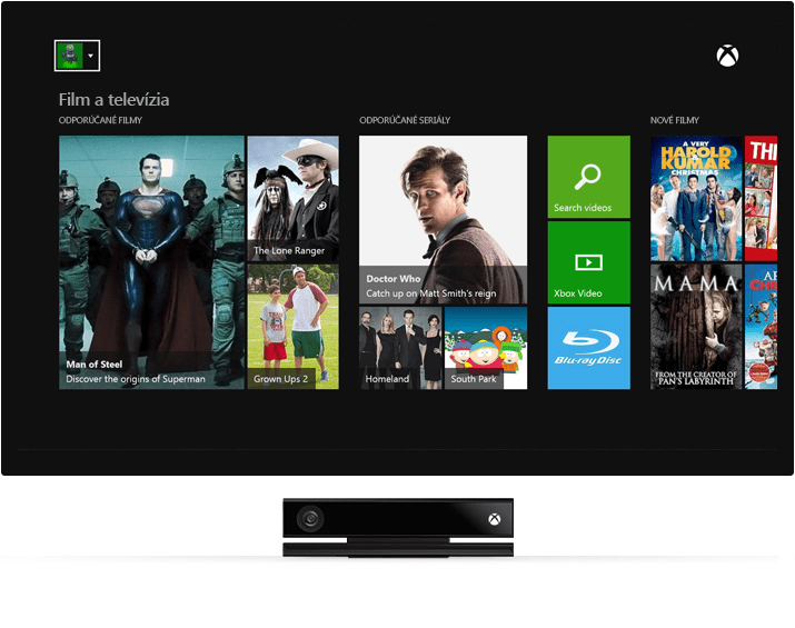 Sledovanie televízie - Xbox One 500GB
