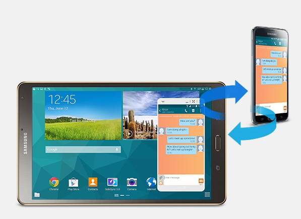 SideSync - Galaxy Tab S 10.5 SM