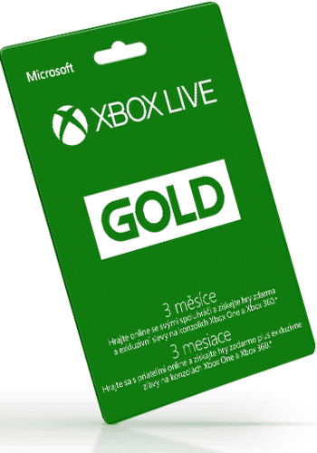 Xbox Live Zlaté členstvo na 3 mesiace | Nay.sk
