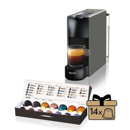 Nespresso Krups Essenza Mini XN110B10, šedý kapsulový kávovar Nay.sk