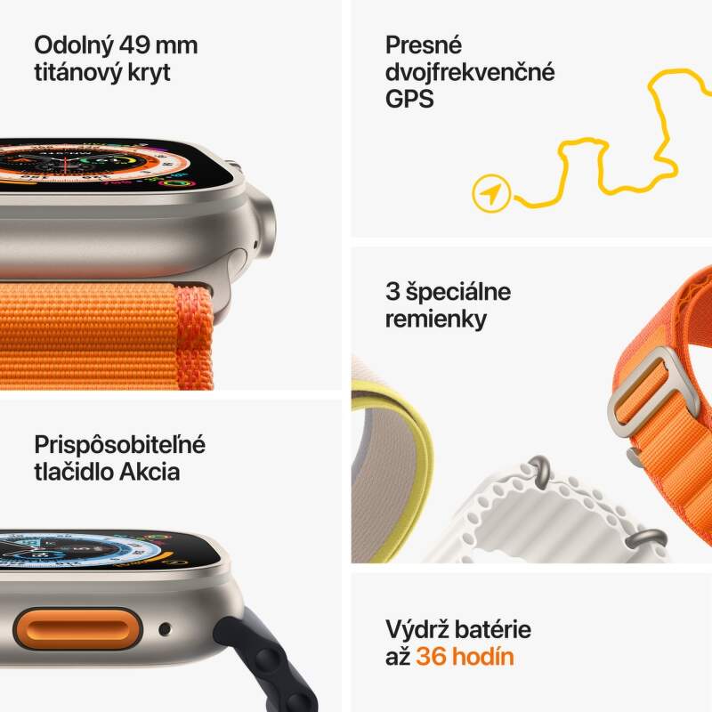 Apple Watch Ultra funkcie