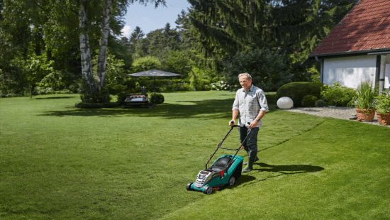 Odporúčaná plocha trávnika - BOSCH Rotak 37 LI Ergoflex