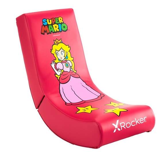 X Rocker - Nintendo Peach ružové