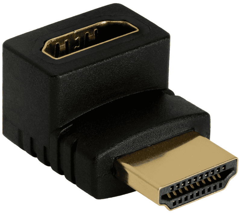 HDMI kábel Power+ 20110 - HDMI (samec) na (samica) adapter - horný