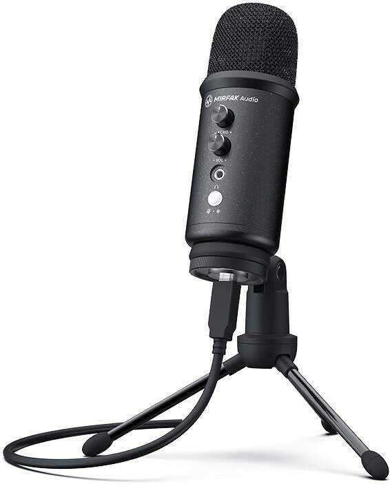 PC mikrofón Mirfak TU1 (MFA08) čierny