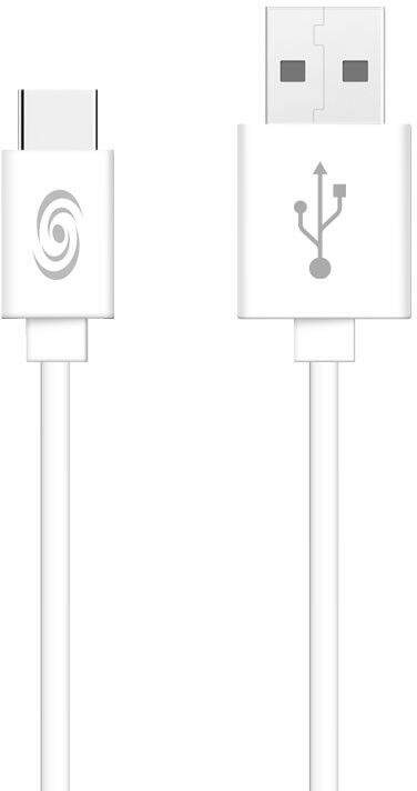 Dátový kábel Fonex dátový kábel USB/USB-C 25 W 1 m biely