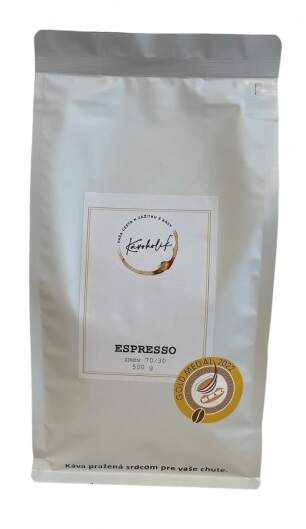 Zrnková káva Kávoholik espresso zmes 70/30 500g