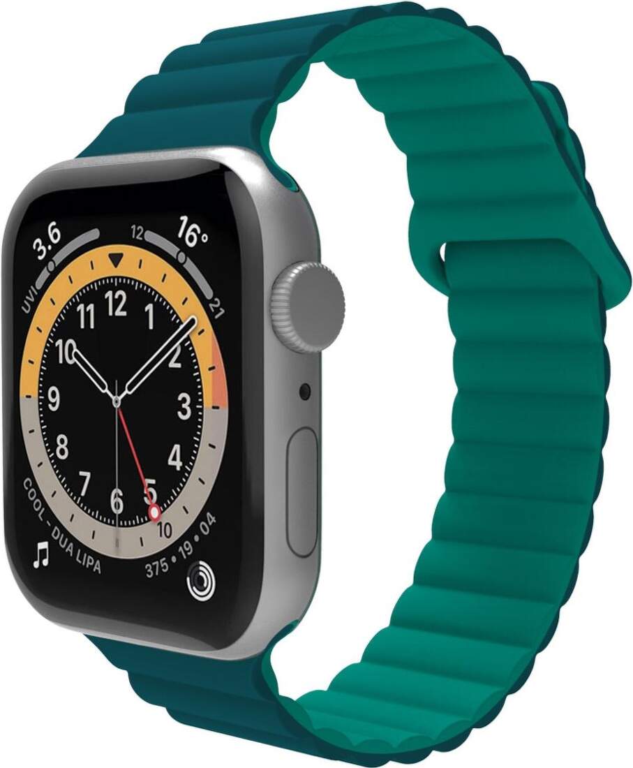 Remienok Celly magnetický remienok pre Apple Watch 42/44/45 mm tyrkysový