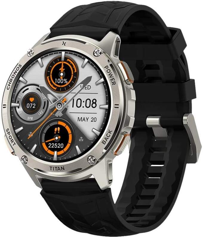 Smart hodinky Maxcom FW110 Titan Chronos strieborné
