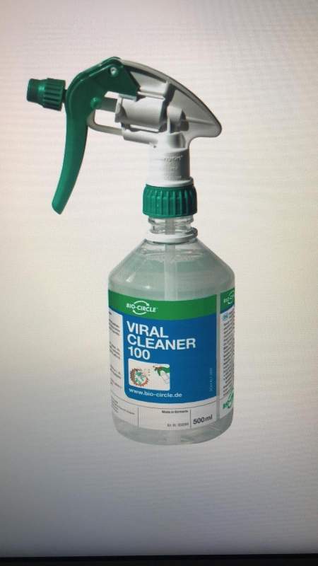 Dezinfekčný prostriedok BIO Viral cleaner 100 antivírusový čistič 500ml