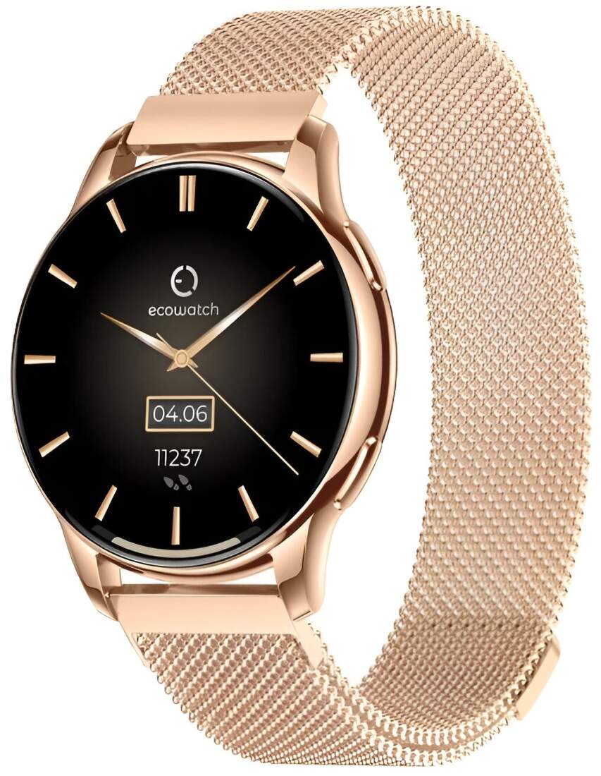 Smart hodinky Maxcom EcoWatch3 zlaté