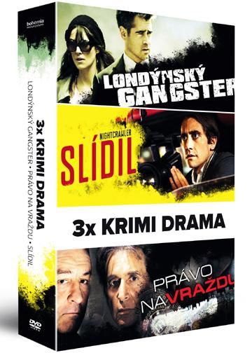 DVD film 3x Krimi drama - DVD film