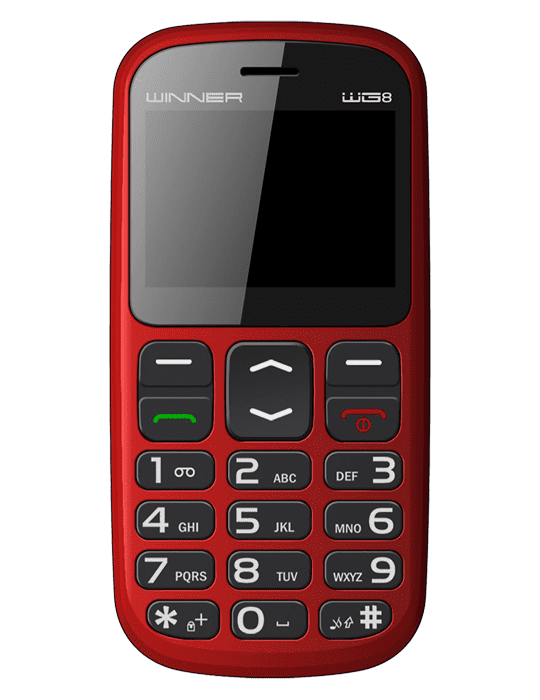Mobil Winner WG8 C červený mobil