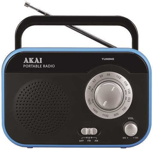 Rádioprijímač Akai PR003A-410 čierne