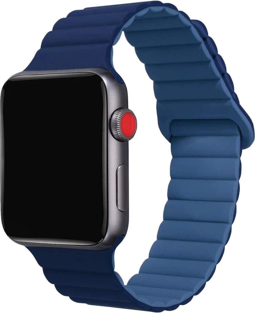 Remienok Celly magnetický remienok pre Apple Watch 42/44/45 mm modrý