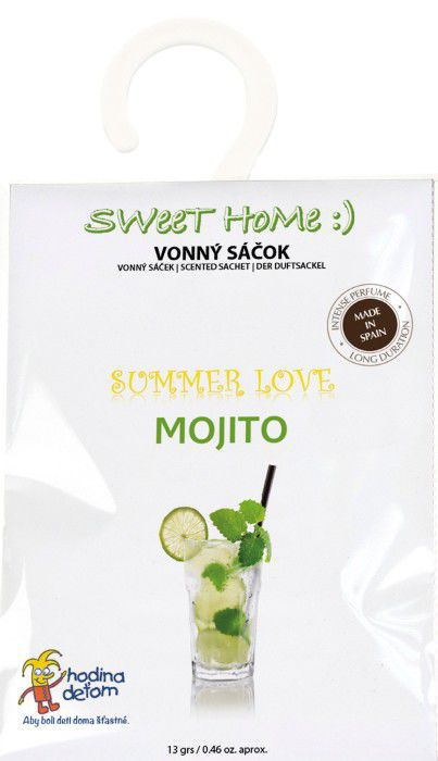 Osviežovač do bytu Sweet Home Summer Love - Mojito, vonný sáčok