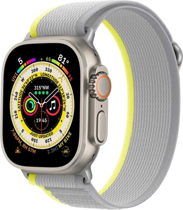 Remienok Cubenest Trail Loop remienok pre Apple Watch 42/44/45/49 mm béžovo-žltý
