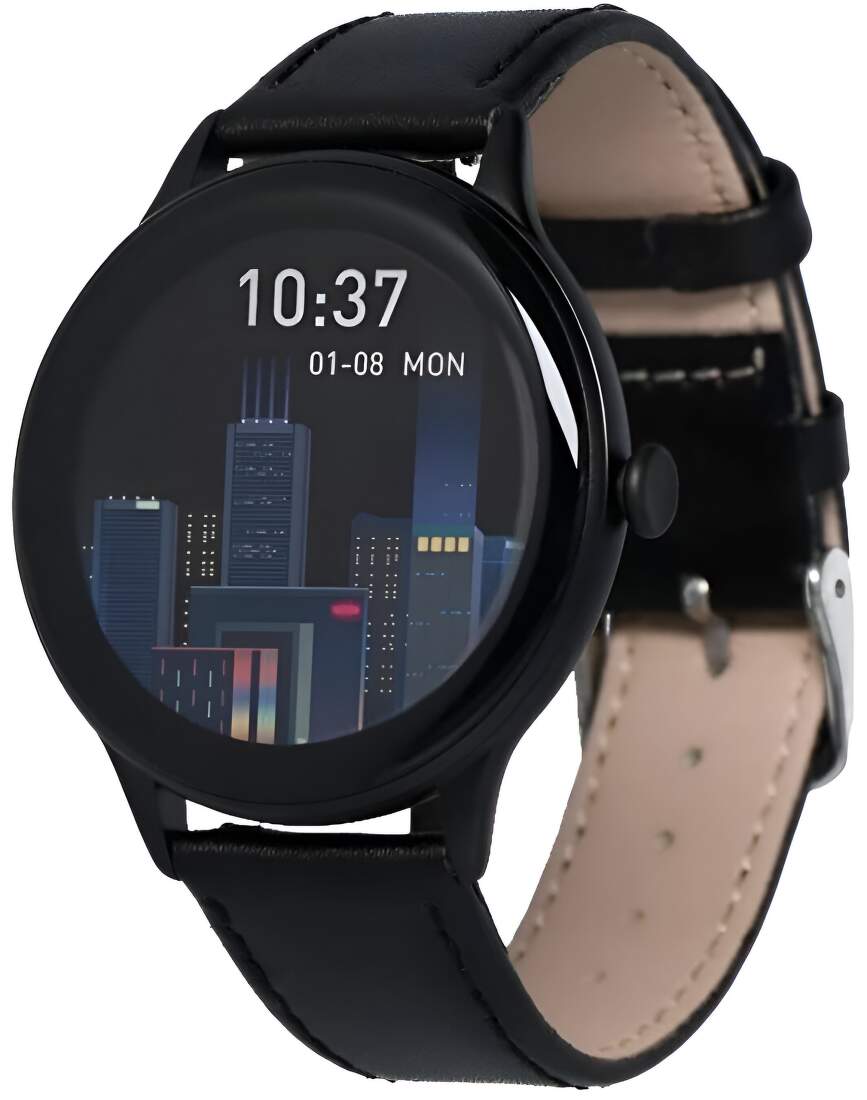 Smart hodinky Maxcom FW48 Vanad saténovo čierne