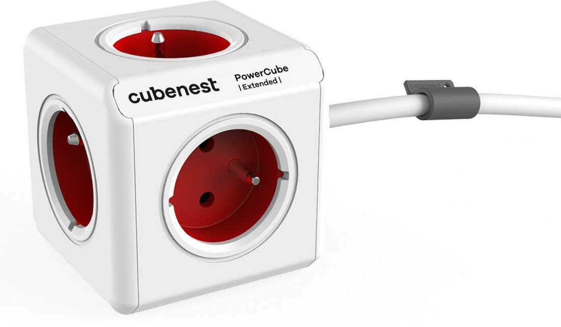 Predlžovačka Cubenest PowerCube Extended červený