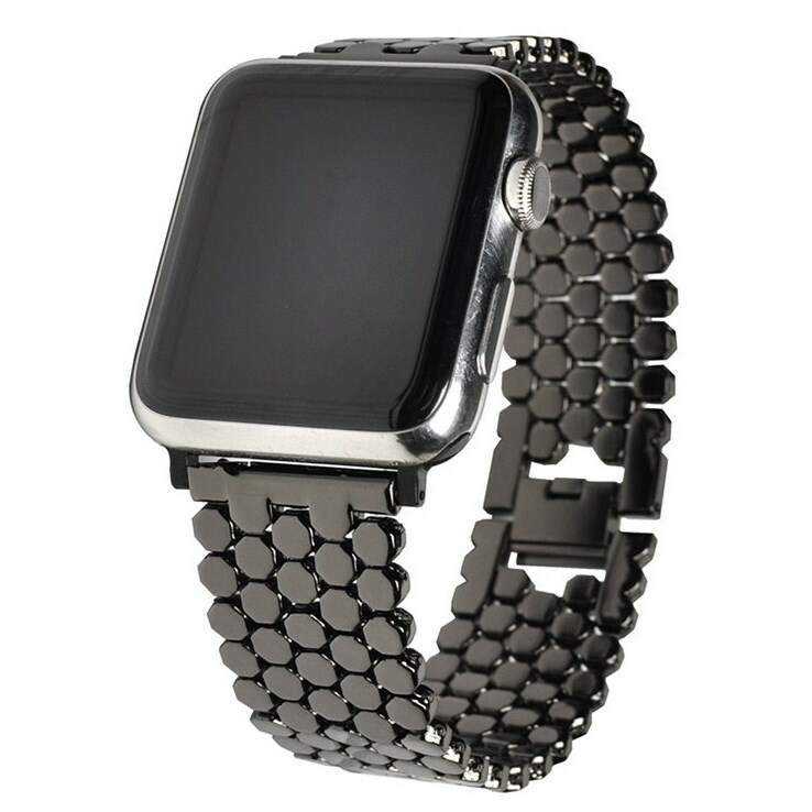 Remienok Winner Dots remienok pre Apple Watch 38/40/41 mm čierny