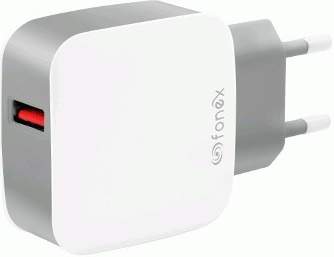 Adaptér Fonex USB 18 W 3,1 A biela