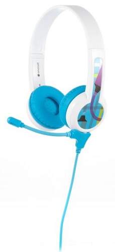 Dětské sluchátka BuddyPhones StudyBuddy modro-bílá