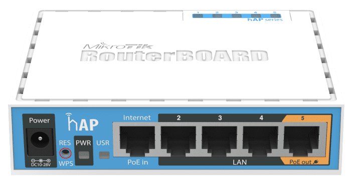 Router MikroTIK RB951Ui-2nD hAP biely