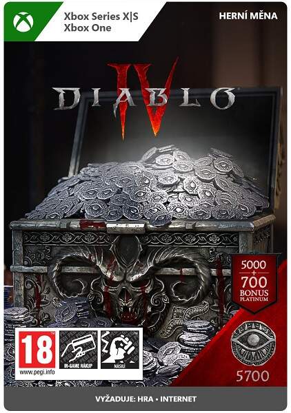 Digitálny produkt Diablo IV 5700 Platinum Xbox One / Xbox Series X | S ESD
