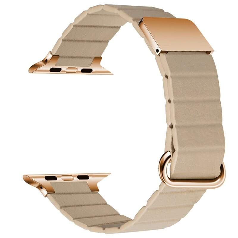 Remienok Winner WG remienok pre Apple Watch 38/40/41 mm béžový